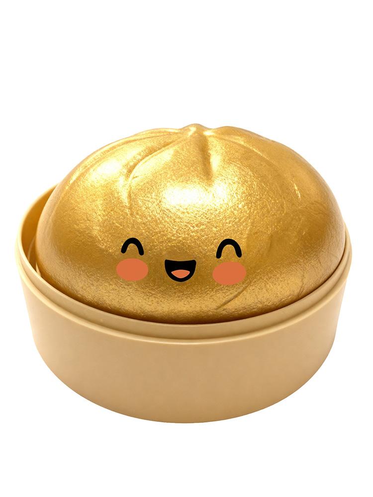 Baozi Dumplings Soft Squeezing Ball Sensory Restlessness Toy With Steamer To Relieve Stress Home Desktop Decor Gift