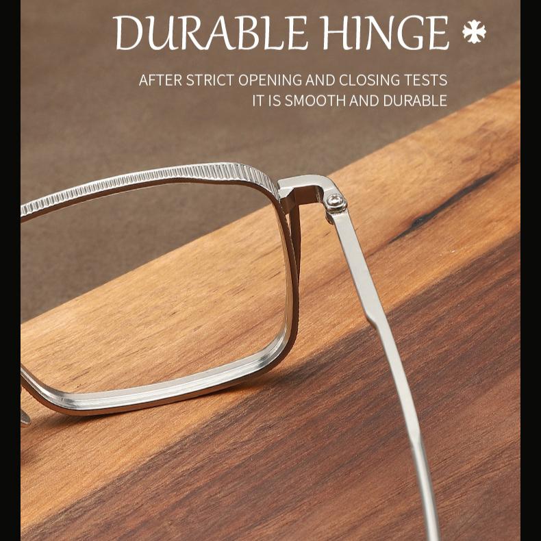 Metallrahmen Kurzsichtigkeitsbrillengestell Blaulichtfilter Flachspiegel