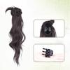Female Ponytail Synthetic Wig 50cm Integrated Grabbing Clip Simulated Hair Low Ponytail Hairpin Extension Gentle Versatile