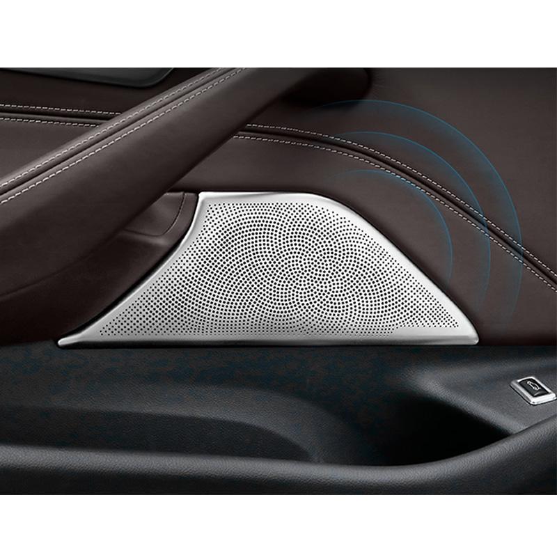 Pentru BMW Seria 5 6GT G32 G30 17-20 2* oțel mașină ușă din față difuzor stereo decorare capac ornamente interior mașină
