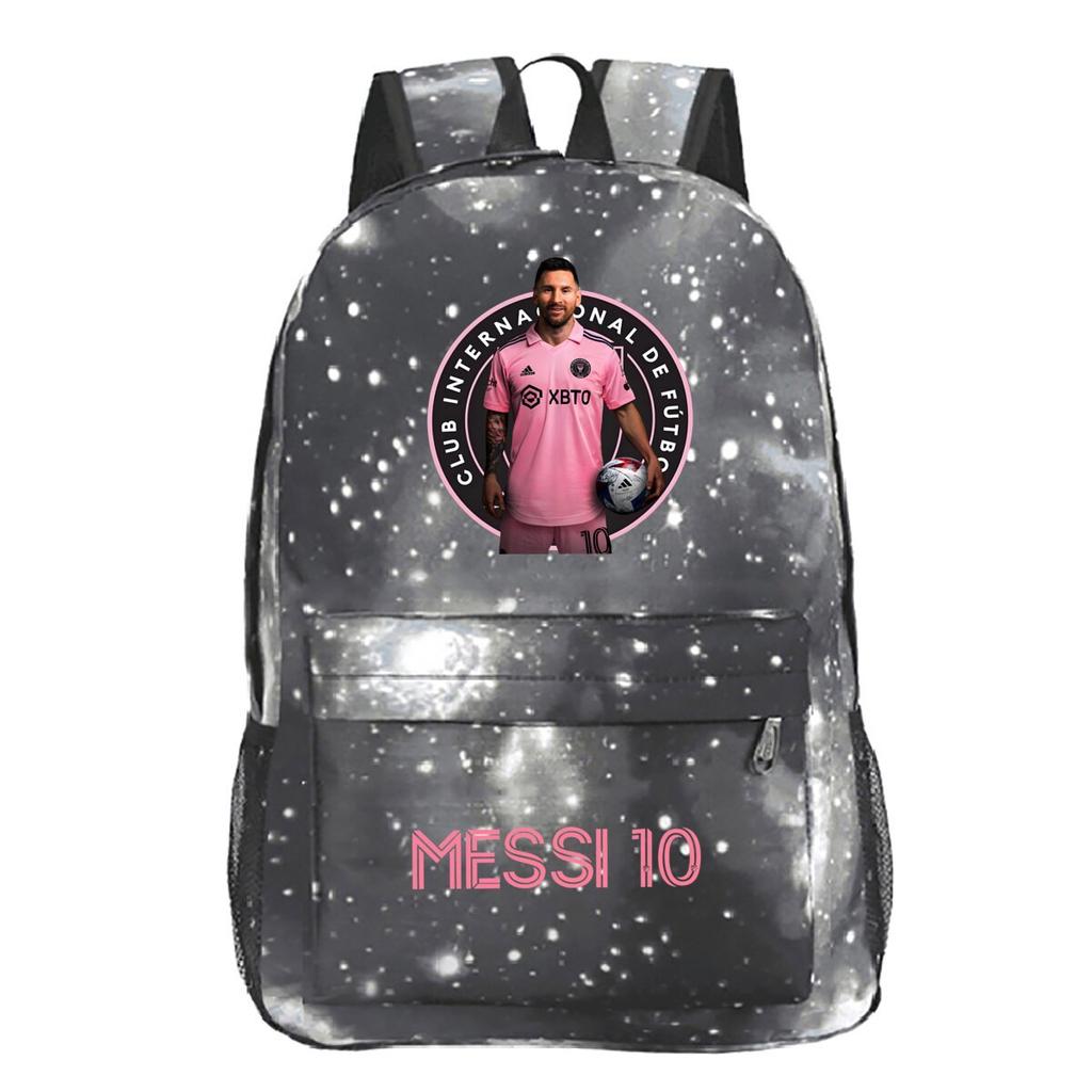 Football Printed Student Backpack Multifunctional Usb Interface Large Capacity Leisure Travel Backpack