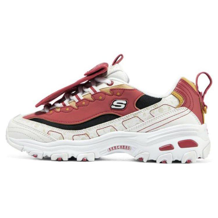 Skechers D'LITES Cny 'White' Women's 800008-WBRD