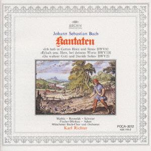 CD MNCHENER BACH CHOIR MATHIS EDITH  Bach Cantata Nos. 92 126 23 POCA3012  1996 Japan Classical Used