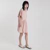 Wimzi Mind Blossom Short-Sleeve Shirt Dress Pink