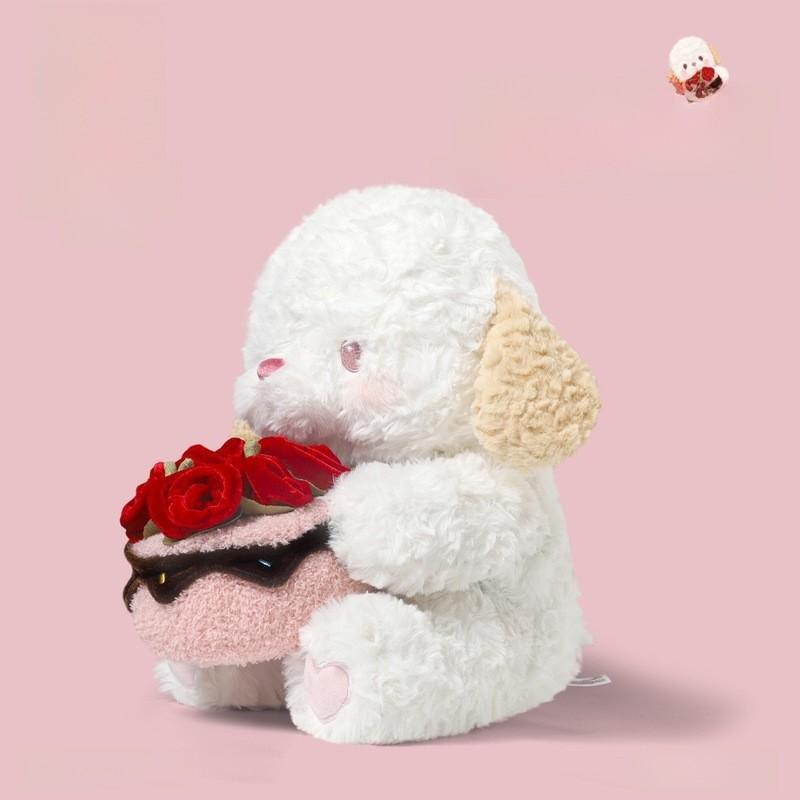 Cute Dog Plush Toy For Valentines Day Gift For Her And Him With Soft Pp Cotton