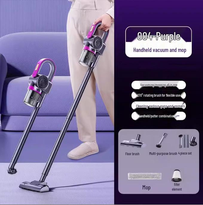 Portable Wireless Handheld Vacuum Cleaner - Multifunctional Mite and Pet Hair Remover