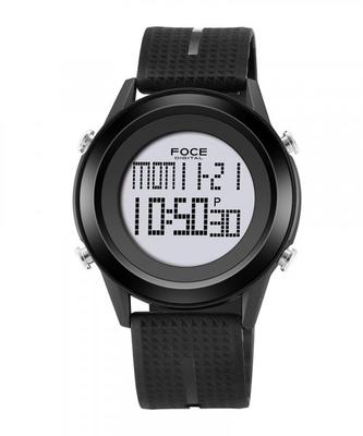 FOCE Men's Sport Urethane Band Digital Electronic Watch FD2202BBK