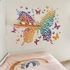 Colorful Butterfly Wall Sticker Self-Adhesive Removable for Bedroom Living Room Background Wall Decoration