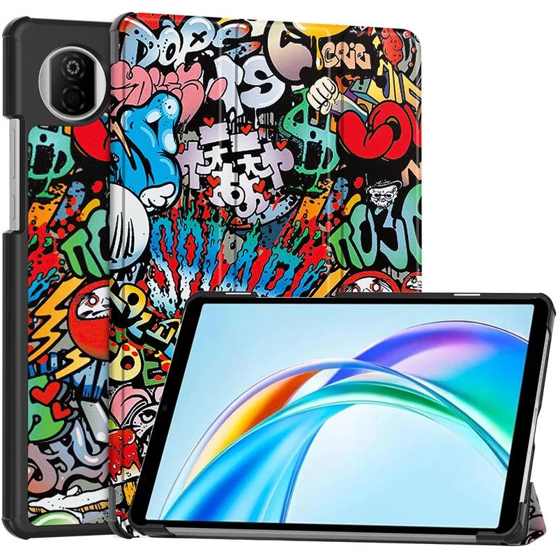 For Honor Pad X7 Tablet Case 8.7 Inch Magnetic Stand Leather Painted Cover For Honor Pad X7 2025 Case Coque Kids