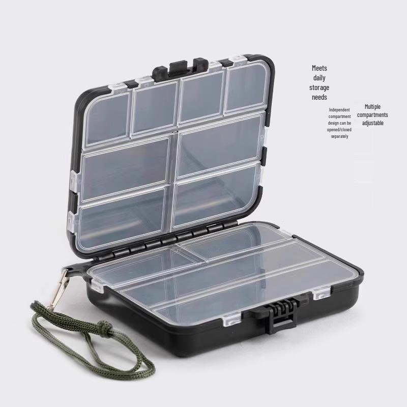 Mini Lure Accessory Box: Compact Storage for Hooks & Fake Bait