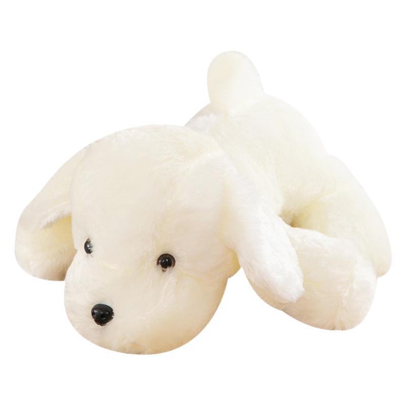 Warm Party Dog Doll Plush Toy Cute Little White Dog Doll Dengdu Pillow Gift Grab Machine Doll