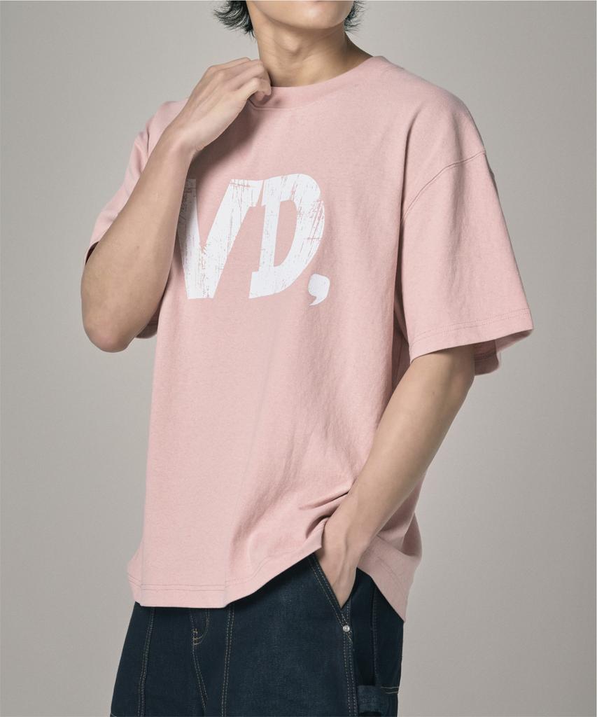 Beodeonteu Basic Verdant Logo Short Sleeve T-Shirt [Pink]