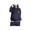 New MLB Cashew Flower Sweatshirts Women's Dark Blue 3AMTI0126-50NYD