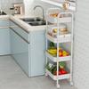 Multifunctional Rolling Storage Cart Storage Shelf