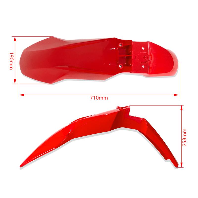 OTOM 21-22 Motorcycle Front Fender for GasGas EX MC 250 350 450 Guard Protector Plastic Front Mudguard Cover