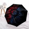 1pc Supernatural- Automatic Opening/Closing Umbrella with Convenient Three-Fold Design, 8 Iron Ribs - for Outdoor Daily Use, Travel A20