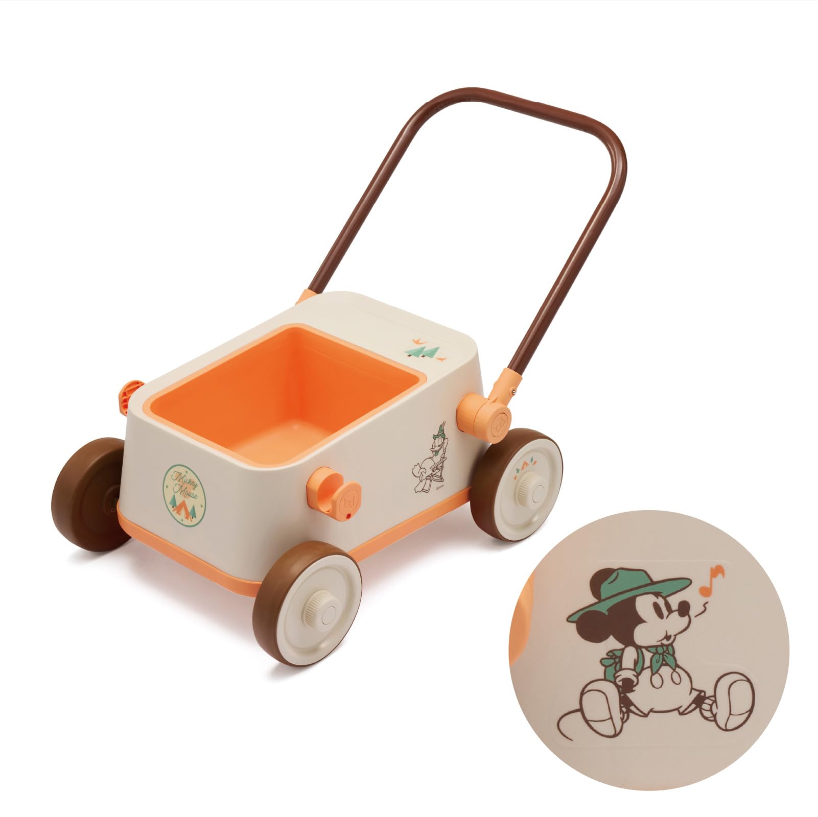 

EC Ides Disney Приключение Кемпинг Толкающий Подарок [Официальный эксклюзив] Тележка, Тележка, Малыш, Ребенок, Мальчик, Девочка,