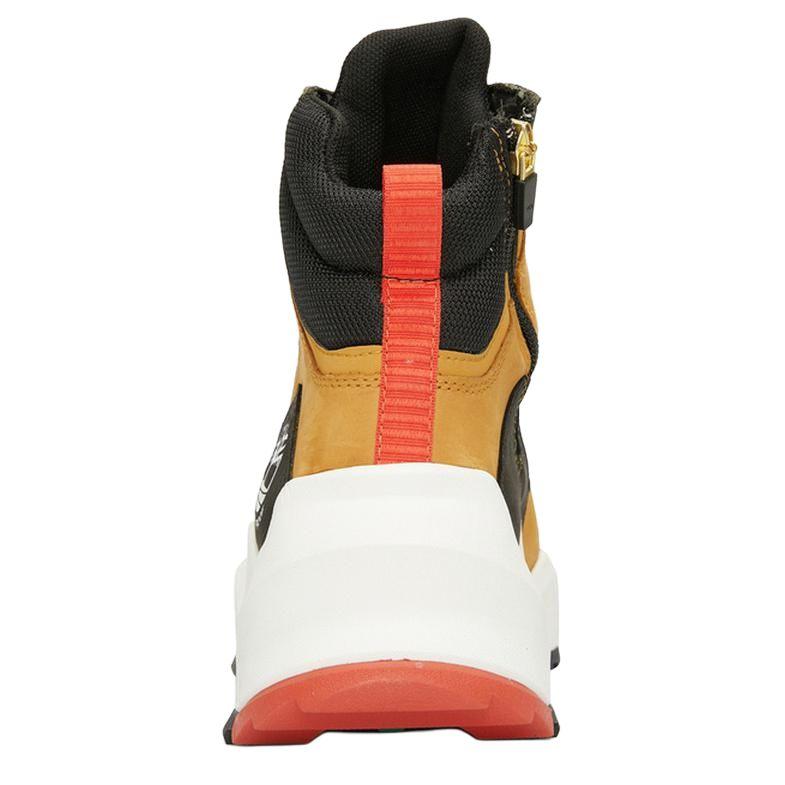 Timberland Madbury Series Side Zip Waterproof Comfortable Versatile Durable High-Top Outdoor Functional Shoes Men Shoes Yellow Black A2H1T231