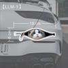 Scratch Covering Car Stickers Creative Car Decorative Sticker New Zipper Stickers  Car Window Glass