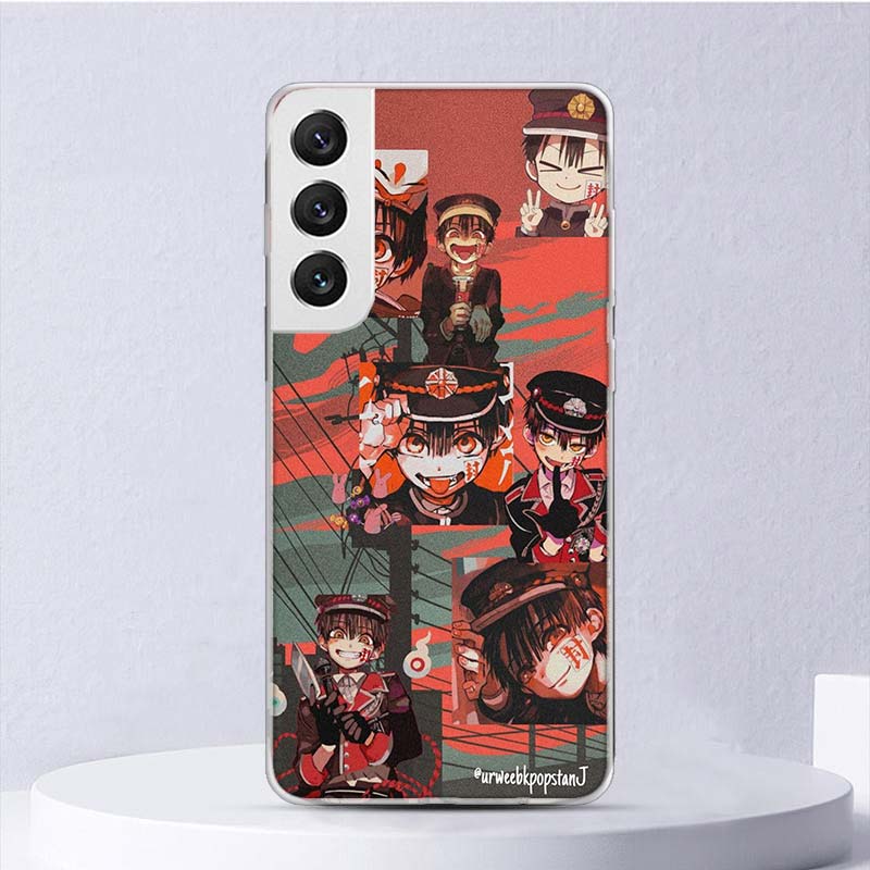 Anime Toilet Bound Hanako Kun Soft Case For Samsung Galaxy M12 M21 M30S M31 M32 M51 M52 Phone Cover Note 8 9 10 + 20 Ultra J4 J6