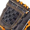 ZETT Pro Status Sosuke Genda Baseball for Second and Night Brown Size 4 Glove, Right-Handed Throw, Shortstop, Black/Oak (1936N), (BRGB30250)