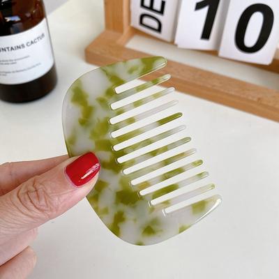 Acetate Small Hair Comb Anti-static Scalp Massage Hair Brush Hairdressing Colorful Hairdress Salon Styling Traveling Accessories