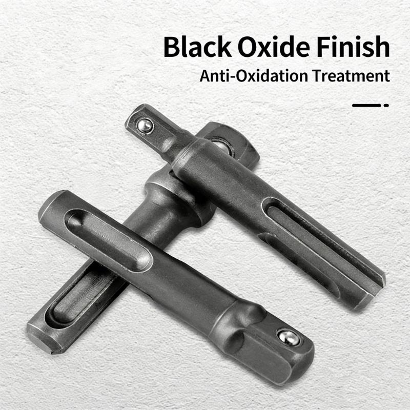 3Pcs Socket Driver Set Shank Electric Bit Adapters Impact Drill Hammer Adapters Wrenches Tool Easy To Install