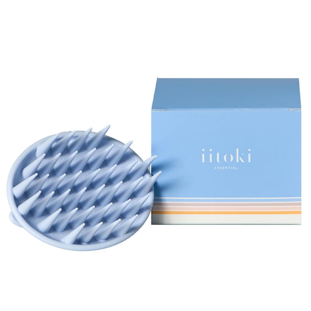 iitoki essential shampoo brush, scalp brush, scalp massage, firm, hard, head spa, hair care, beautiful hair, scalp, made in Japan, iitoki essential