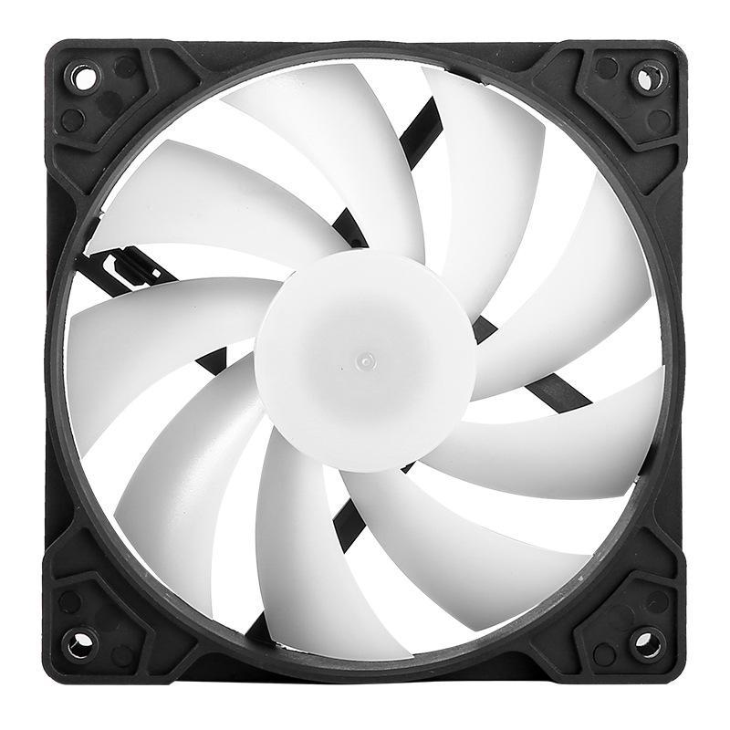 Phantom White 120mm Silent RGB Chassis Cooling Fan
