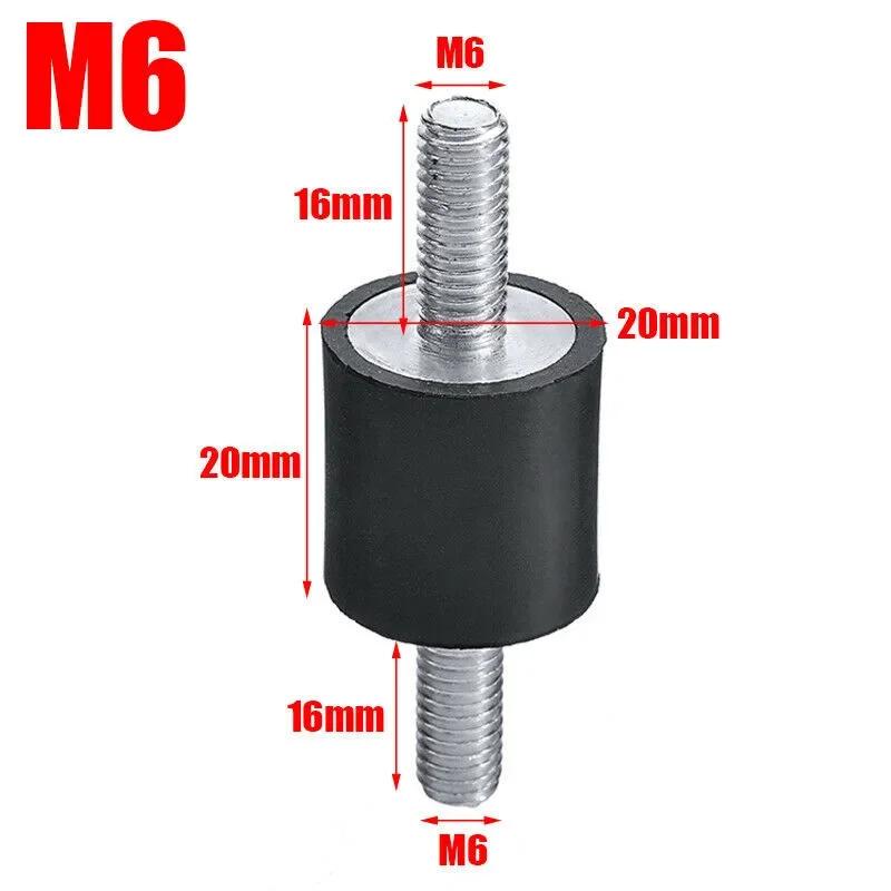 4pcs Rubber Buffer Set Vibration Damper Silent Block Rubber Metal Buffer M5 M6 M8 Welding Machines Damping Element