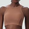 Rib I-Shaped Beauty Back Exercise Underwear Women's High Strength Bubble Wrap Push-up Running GA Workout Bra Yoga Vest