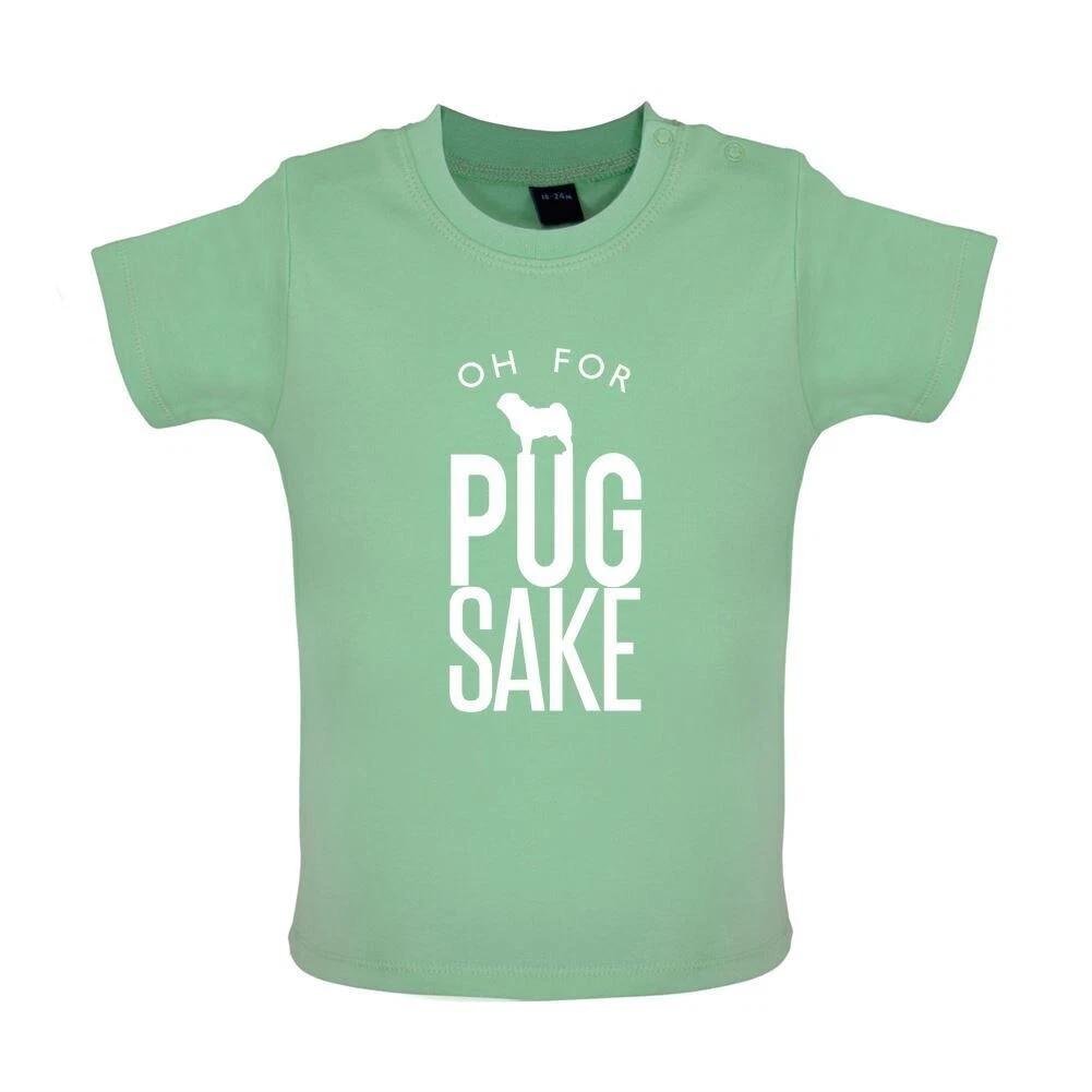 

Oh for Pug Sake - Kids T-Shirt Tees Top - Pugs Funny Gift Dog Animal 100