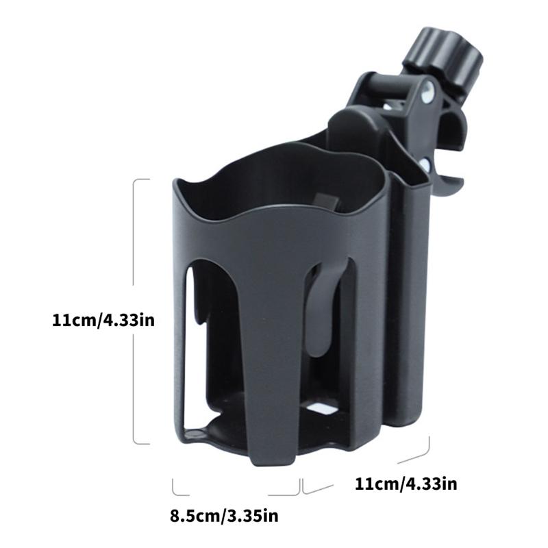 Marine Cup Rack with Phone Slot, Tube Grip Mount for Drink and Phone Use, Daily No-Drill Mounting for Round Tubing