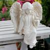 Resin Angle Figurine Delicate Look Angle Sculpture Decoration Ornament for Home Garden Courtyard