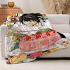 Adventure Anime Death Note Blanket For Sofa Office Bed Plane Travel Sleep Read Relax Camping Soft And Warm