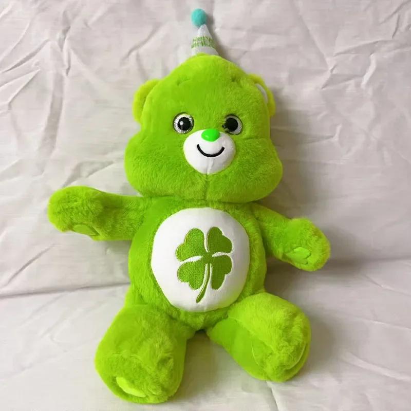Anime Cartoon Care Bears Kawaii Birthday Plush Toy Japanese New Rainbow Bear Plush Doll Bedroom Pillow Ornament Doll Gift 45cm
