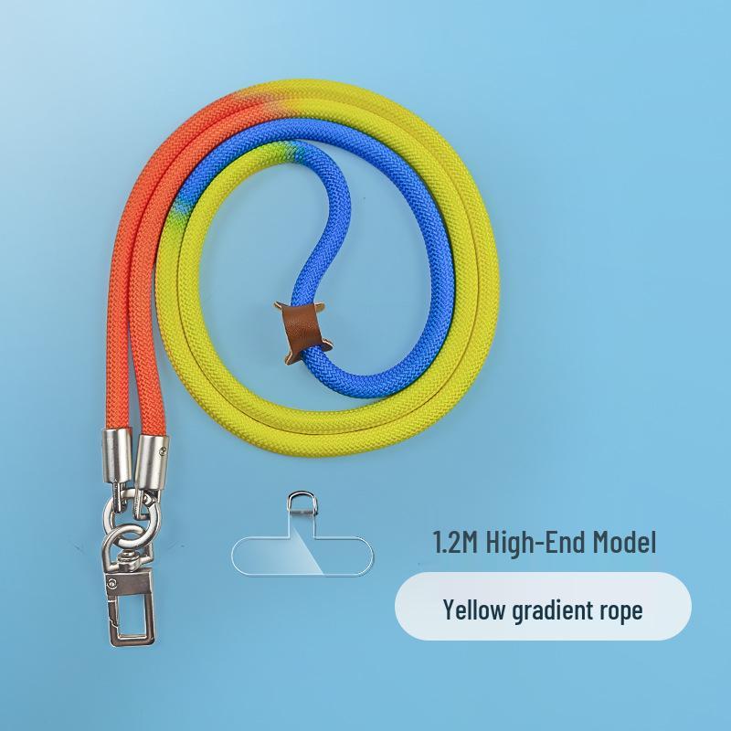 Ultra-Thin Transparent TPU Phone Case with Lanyard Clip and Anti-Lost Patch