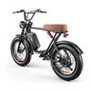 EMOKO C91 20" Fat Tire E-Bike 1000W & 48V20Ah Urban Commuter E-Bike, Disc Brakes, Shimano 7-Speed Electric Road Bike with Bench Seat