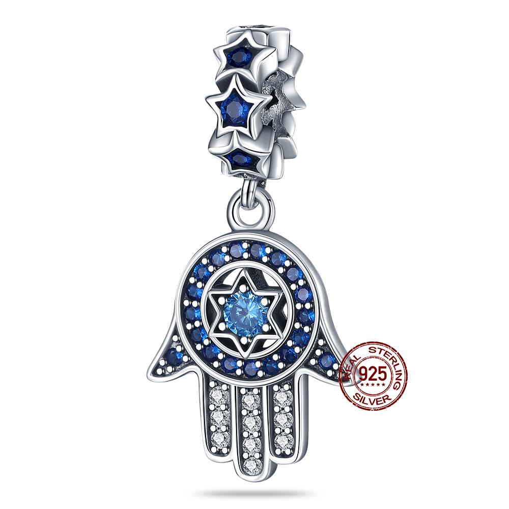 Copper Cross Bible Dove Holy Blessing Demon Eye Shiny Charm Bead Fit Pan Original Bracelet Diy Exquisite