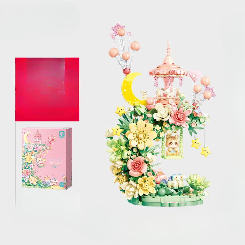 

Совместимые образовательные строительные блоки сборные игрушки для девочек подарки 37.5*12.5*20cm