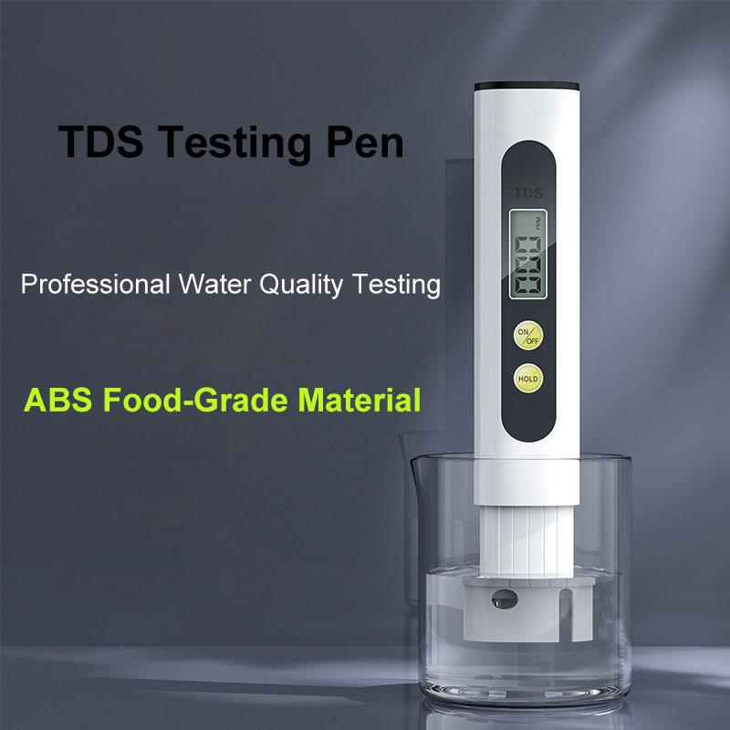 TDS Meter Digital Water Tester for Drinking Water Quality Analyzer Monitor Filter Rapid Test Aquarium 0-9990ppm Hydroponics Pool