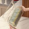 Acrylic Coffee Capsule Storage Box Flip Top Cosmetic Brush Organizer Tea Bag Storage Box  Kitchen