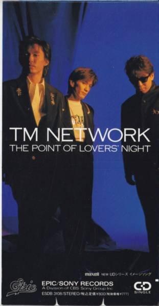 CD TM NETWORK THE POINT OF LOVERS NIGHT ESDB3108 Epic 1990 Япония Японский Поп-Рок Б/у