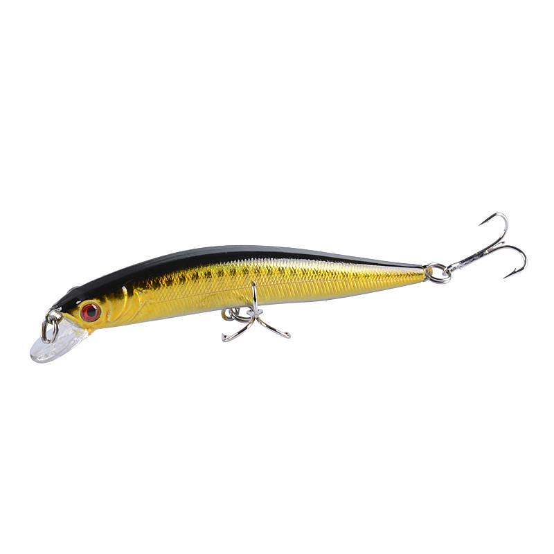 Super Long Cast Floating Minnow Bait, 9.8cm/8.2g, Bionic Plastic Lure for Mandarin Fish