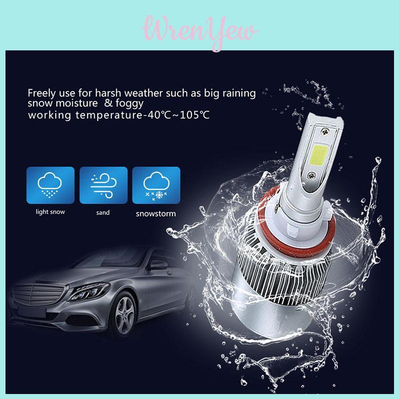 Kit di conversione lampadina LED H7 per fari Premium con luce bianca brillante da 6000k