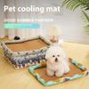 Free Pillow Pet Bed Cat Cool Summer Bed Waterproof Dog Sleeping Bed Ice Pet Mat Washable Bed For Dog