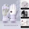 Unisex Warm Cold-Proof Ski Gloves for Night Running & Electric Vehicles