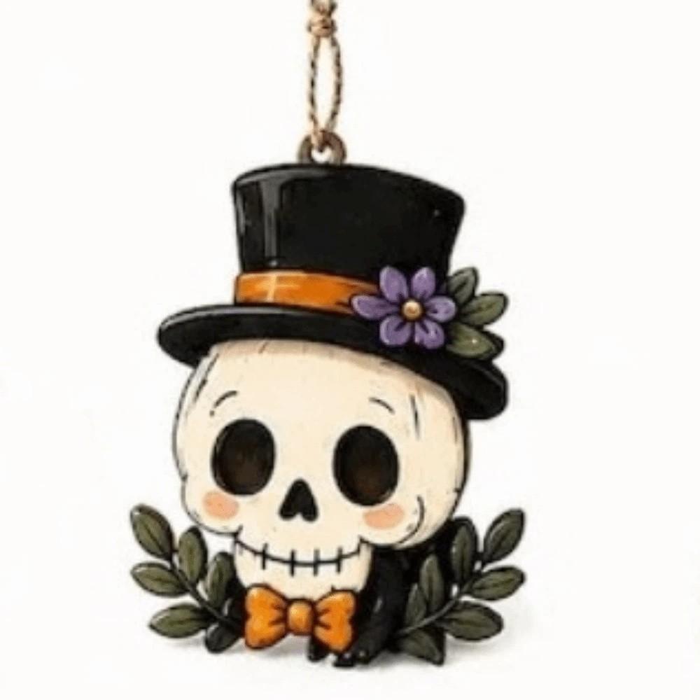 Vintage Halloween Hanging Ornament Cartoon Pattern Halloween Tree Hanging  Room Decoration