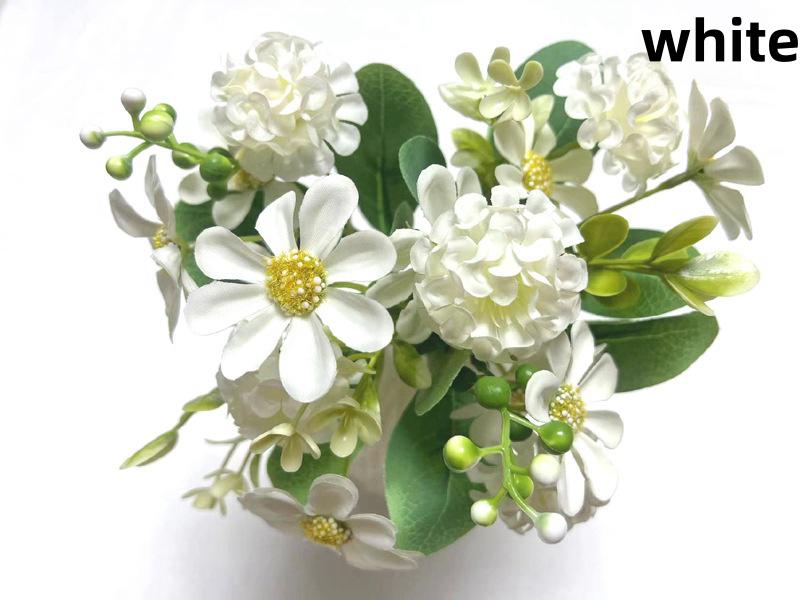 Neue Produkte zur Blumenkunst: Gefälschte Blumen Simulierte Blumen Bunte Ball Chrysanthemen Rosen Hause Wohnzimmer Dekoration Seidenblumen Künstliche Bouquet