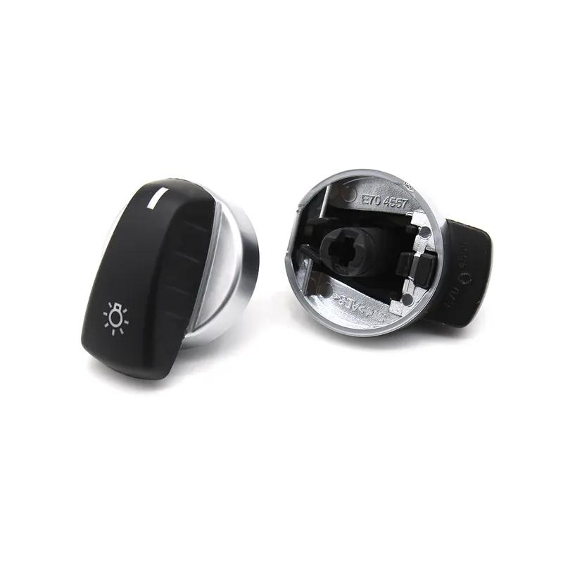 E60 E70 E71 E72 E89 Car Front Headlamp Switch  Headlight Rotary Knob Button Cap For BMW 5 Series X5 X6 Z4 2007-2015 61319134725